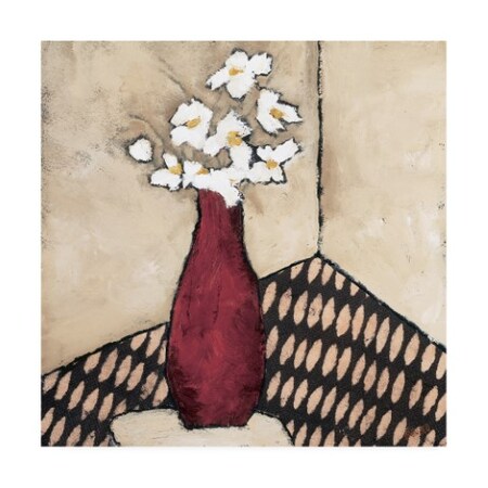 Trademark Fine Art Judi Bagnato 'Retro Red Vase' Canvas Art, 35x35 WAG13044-C3535GG